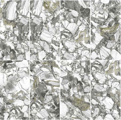Emerald Glazed Outdoor Stone Tiles 600x1200mm Flat Surface