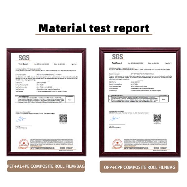 Recyclable Stand Up Pouch Eco-Friendly Composite Bag for Organic Products Zero Plastic Waste Solution