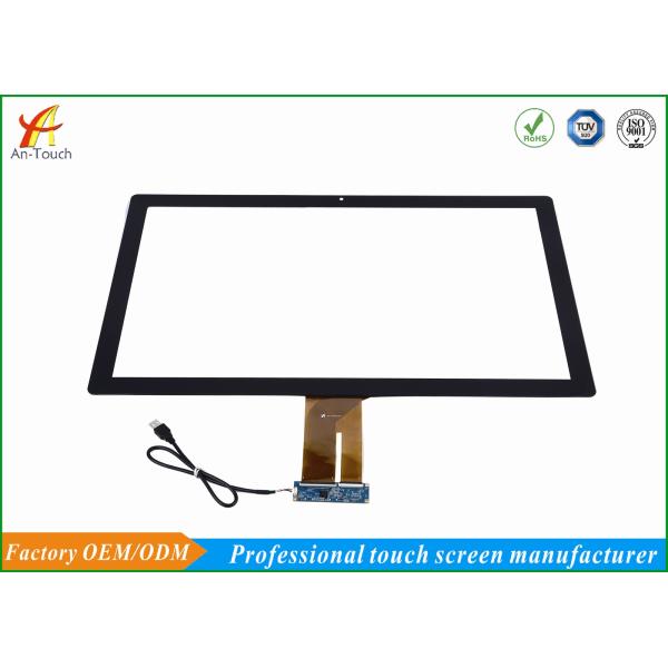 High Sensitive KTV Touch Screen , Capacitive 27 Touch Panel 2.0mm Cover Lens