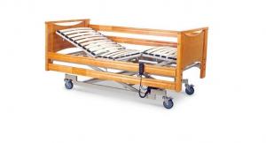 China Rehabilitation Therapy Hospital Style Single Bed , Three Function Hydraulic Hospital Bed on sale