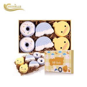 China Customized Strawberry Ocean 6 Piece Bath Bomb Gift Sets on sale