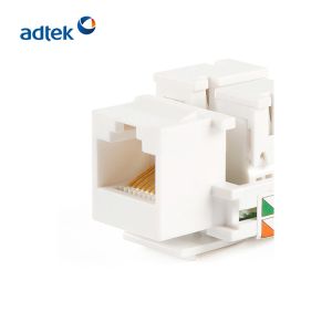 Cat6 Toolless Keystone Jack , rj45 keystone Ethernet jack
