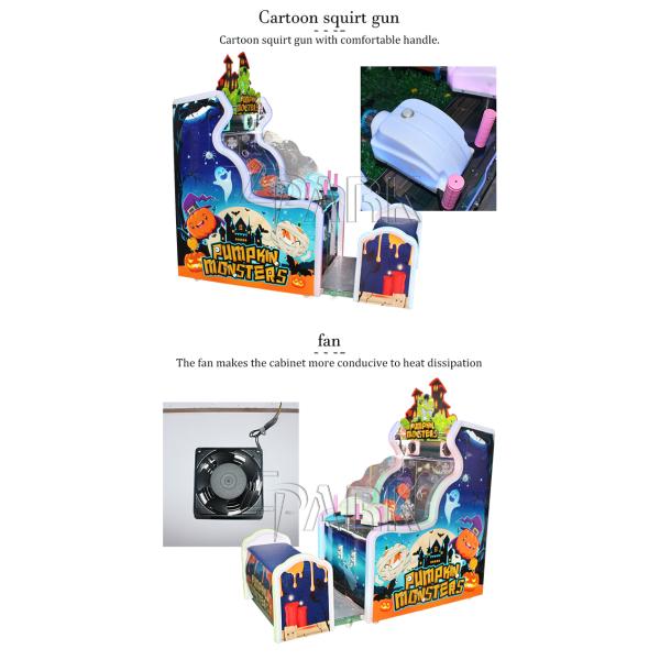 Pump King Monsters Water Shooting Machine Big water jet arcade video games ticket machine