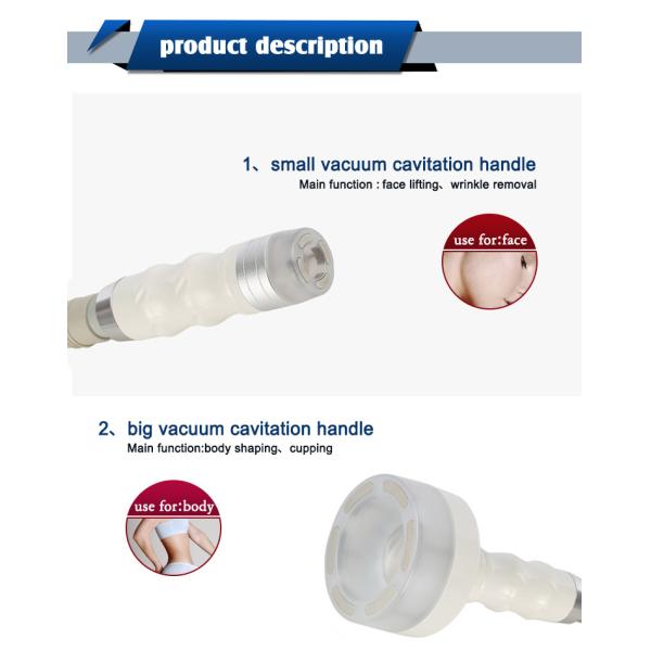 AS81 Cellulite Reduction Rf Cavitation Vacuum Device , 3D Vacuum Body Shaper