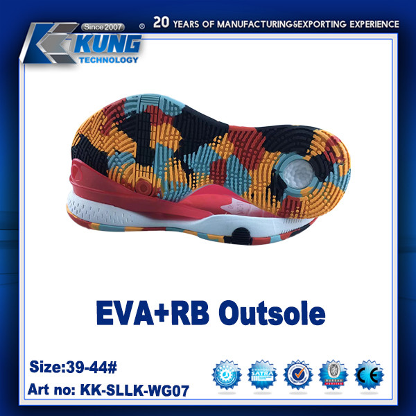 39 - 44 Size RB EVA Sneaker Outsole High Elastic Non Slip
