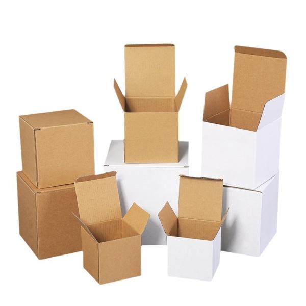 Custom Packaging Paper Box Folding Kraft Paper Carton Pattern Printing Corrugated Paper Box