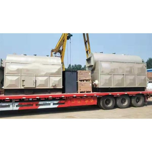 Industrial Dzl Automatic Chain Grate Steam Boiler Horizontal Fire Tube Design Firewood Biomass Wood Coal Heat