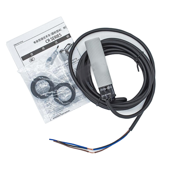 Capacitive Proximity Sensor Switch M18 3-wire 12-24VDC NPN NO/NC CR18-8DN Position Sensors