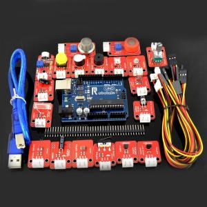 China UNO R3 Starter Kit for Arduino Sound IR Vibration LED Light Sensors Electronic building blocks Learning parts wholesale