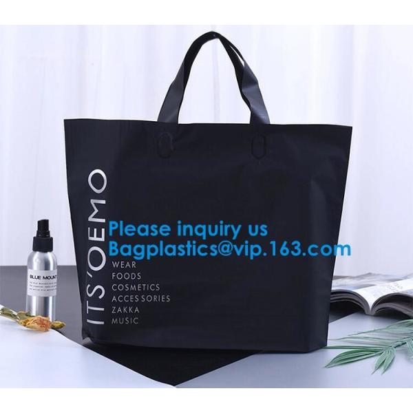 Eco Friendly Green Pack Solf Loop Plastic Bags/ Cheap Flexiloop Bags/ Soft Loop Handle Biodegradable Bags