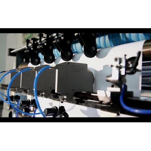 Automatic Paper Ruling Machine With Tension Control System , From Reel To Sheet Pile