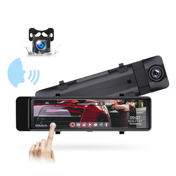 Quality 4K IPS RoHS Voice Control Dash Cam 10.88 Inch FHD Rear View Mirror for sale