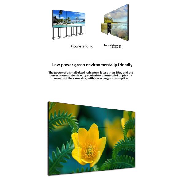 Narrow Bezel 2x2 3x3 1.7mm 55 Inch LCD Video Wall Panel Screen Price Thin Splicing Advertising Wide Lcd Screens Display