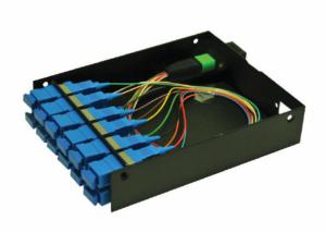 Pre Terminated MPO Patch Panel , MPO Casette Rack Mount Patch Panel