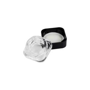 Clear 5ml Glass Jar Childproof Lid Square Jar Concentrate Jar Packaging with Child Resistant Lid