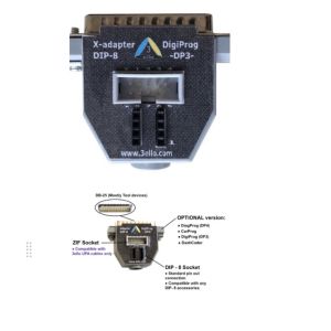 X-ADAPTER DB25 to DIP-8 for pogo pin TSSOP /MSOP /SOIC connect DIGI PROG -DP3
