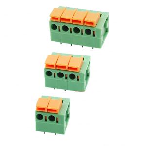 China 5.08mm Pitch PCB Screwless Spring Terminal Block Horizontal Wiring Entry wholesale
