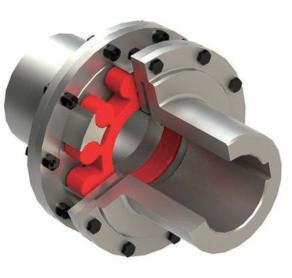 MLS Type Plum Shaft Coupling For Mechanical Fields Large Transmission Torque