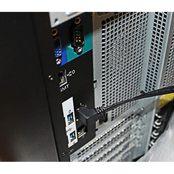 Black Shielded Category 7 Ethernet Cable 10 Gigabit Ethernet Cable