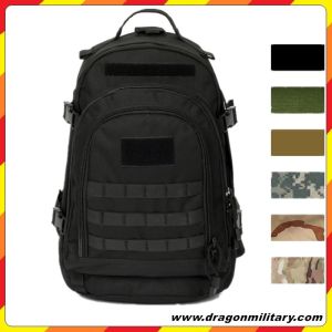 China Black Mountaineering Backpack Camping Hiking Rucksack Military Tactical Backpack wholesale