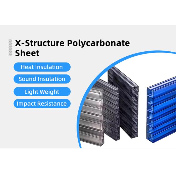 Transparent Eco Friendly Clear Polycarbonate Plastic Roof Panels 16mm 18mm 25mm 32mm