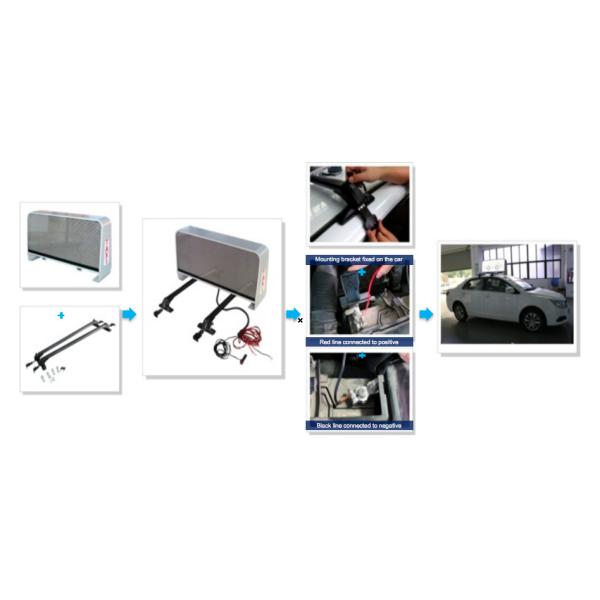 P4 Double-sided Taxi Screen 960mmX 320mm Full-color Outdoor Waterproof IP65