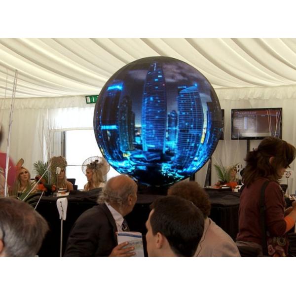 Energy-Saving 1/32 Scan 360 Degree P5 IP54 Sphere LED Display for Store