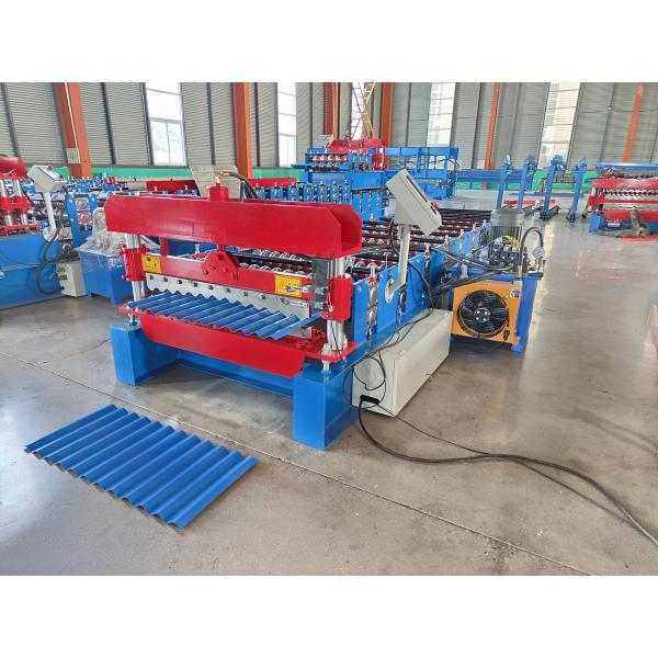 ISO PLC Control Corrugated Iron Roof Sheet Making Machine Cold Galvanizing Line