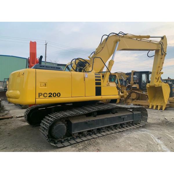 High Efficiency Used Komatsu PC200 6 Excavator Original Japan Powerful