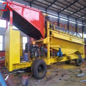 All Terrians 0.074mm 65% Gold Trommel Plant With Trailer