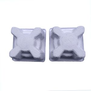 Bagasse Recycled Paper Tray , Antistatic Paper And Cardboard Packaging