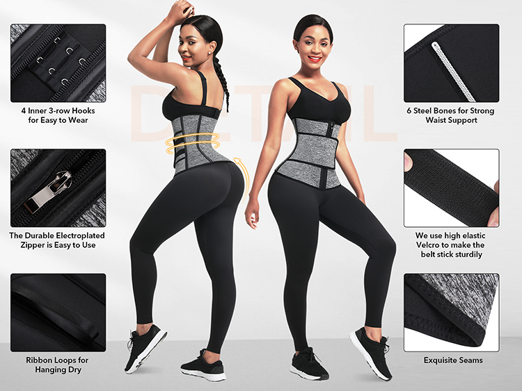 S-3XL 3D Embroidery Waist Trainer for Plus Size Women to Control Tummy and Lose Weight