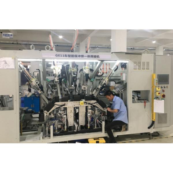 Black Color Automotive Bumpers , Ultrasonic Car Manufacturing Equipment