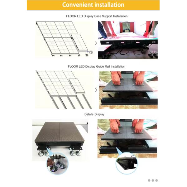 Indoor Outdoor Floor Dance LED Display Screen P4.81 CE ROHS FCC Certification