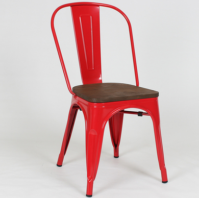 Cafe Tolix Style Dining Chairs Tolix Side Chair Stackable Metal Dining Chair