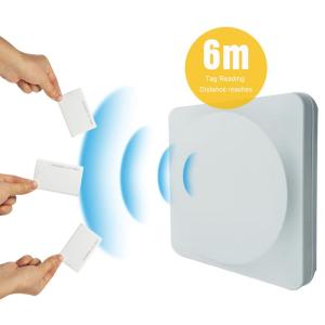 China Wiegand RS232 RS485 Long Range NFC RFID Card Access Control UHF Reader on sale