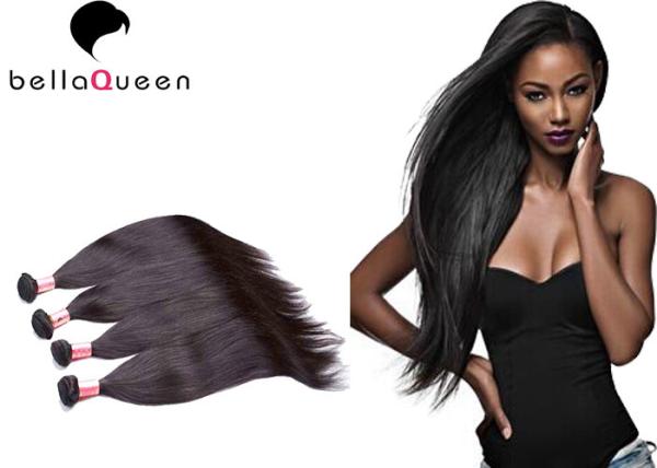 Quality Professional Black Women Silky Straight Human Hair Extension No Shedding for sale