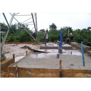 China Q345 Q235 Steel Transmission Tower Triangular Telecommunication Tower wholesale