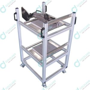 Universal Stainless Steel SMT Machine Feeder Storage Trolley