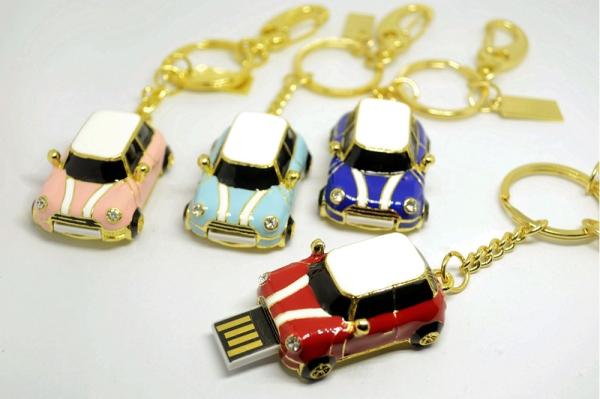 Quality Car Key Shapes Custom Printed Usb Memory Stick 15MB/S personalised usb drives for sale