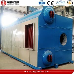 High Pressure Diesel Fired Steam Boiler , Natural Gas Fired Boiler Double Barrel