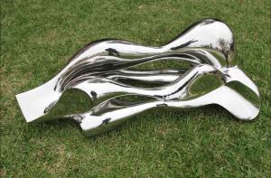 China Metal Garden Ornaments Statues , Lawn Decoration Contemporary Yard Sculptures wholesale