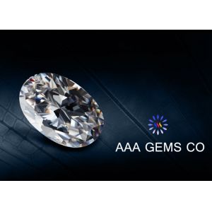 China Oval Shape Classic Moissanite Diamonds , 1.5 Carat Moissanite Gemstone wholesale