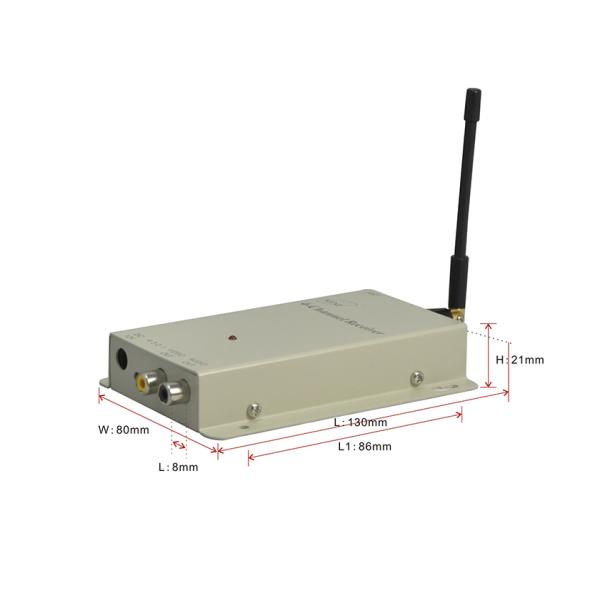7.5W Wireless mini AV Sender 1.2ghz Long Range Security Analog Video Transmission
