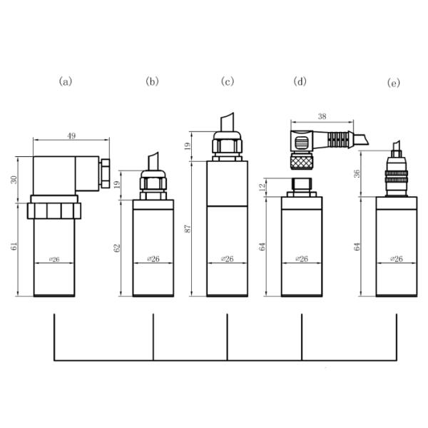 4-20ma Oil Fuel Diesel Air Gas Water Import Ceramic Pressure Sensor Transmitter Transducer