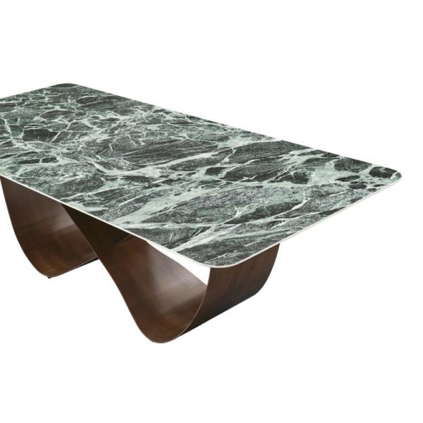 Marble top Morden minimalist dining table restaurant table dining room set furniture stone dining table