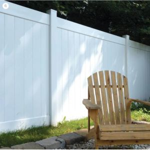 6ft White PVC Privacy Fence Panel 1.8mHx2.4mW