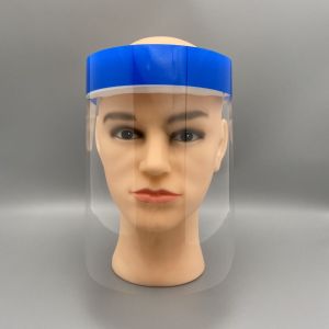 Anti Static Disposable Face Shield Lightweight Customized PET Logo Sponge