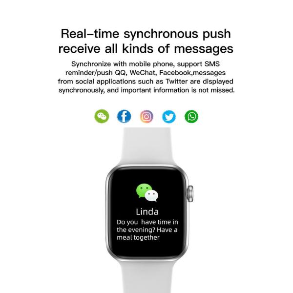 IWO 12 Smart Watch T500+Plus Bluetooth Call Music Smartwatch Fitness Tracker Heart Rate Monitor Wearable Devices Clocks