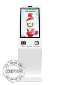 China Interactive Self Service Kiosk Queuing Ticketing Machine 400cd/m2 wholesale
